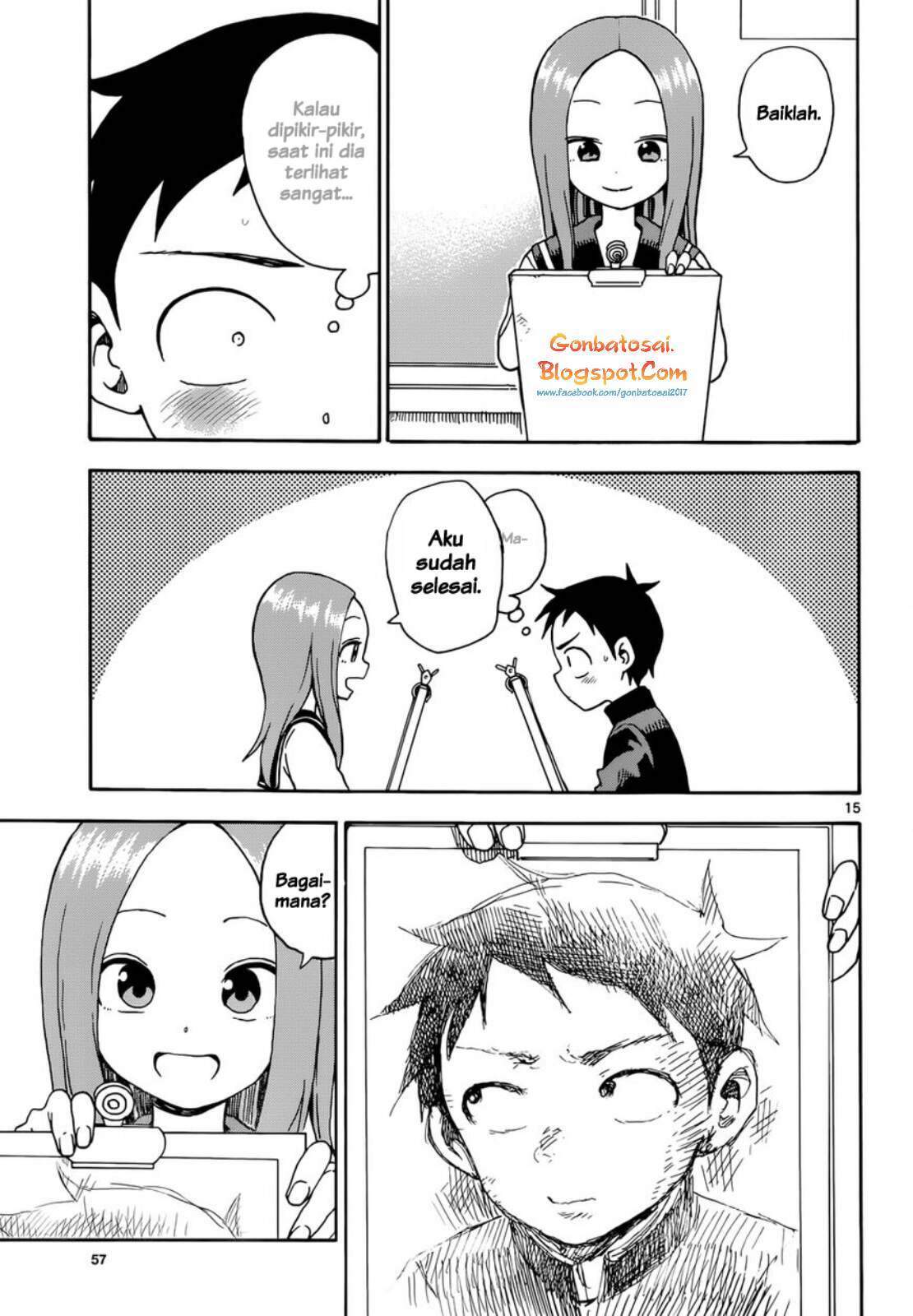 Karakai Jouzu no Takagi-san Chapter 50 Bahasa Indonesia