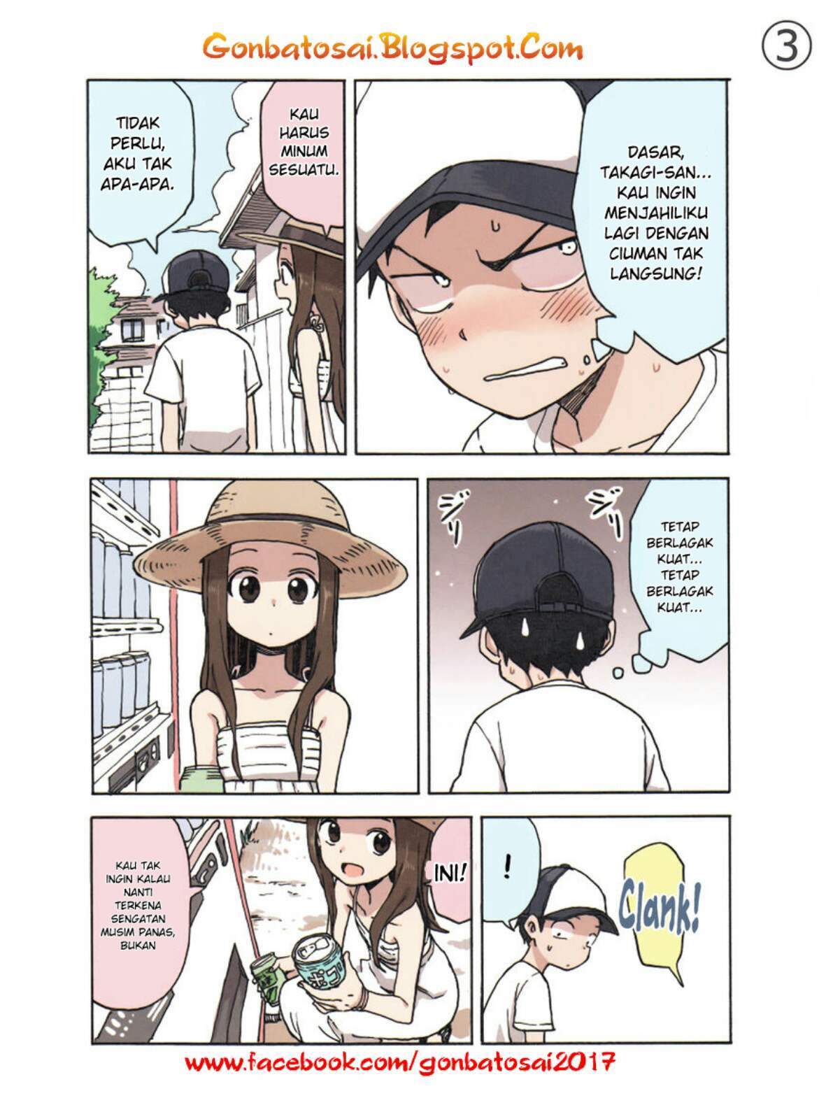 Karakai Jouzu no Takagi-san Chapter 34.5 Bahasa Indonesia