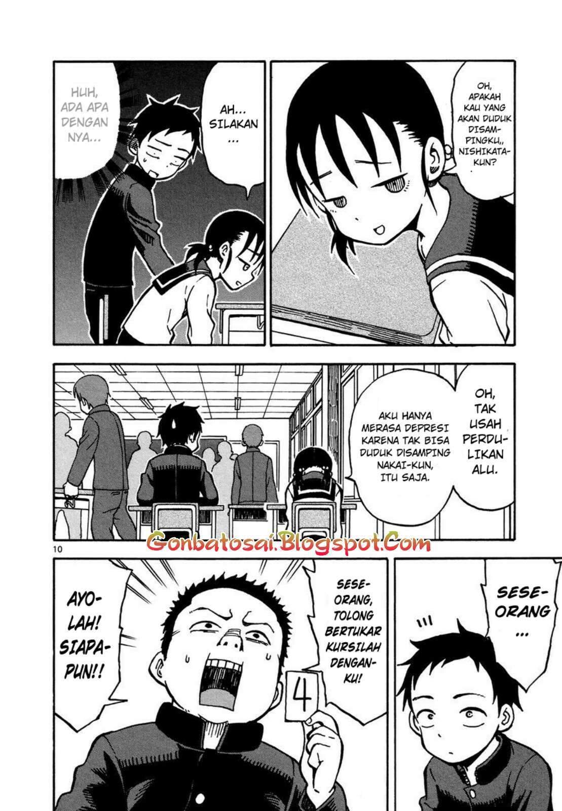 Karakai Jouzu no Takagi-san Chapter 21 Bahasa Indonesia