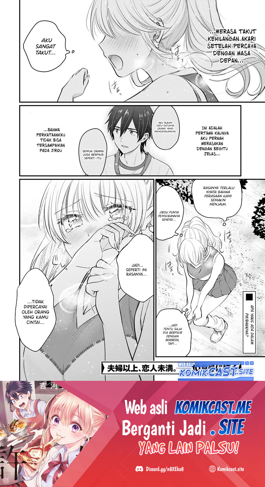 Fuufu Ijou, Koibito Miman. Chapter 53 Bahasa Indonesia