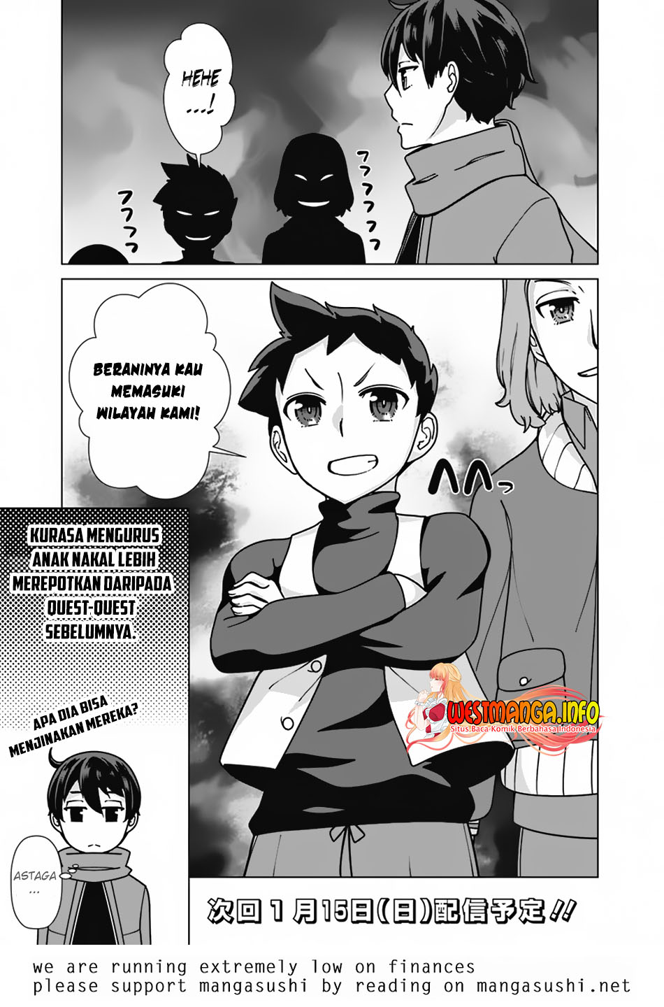 Rettou Me no Tensei Majutsushi Shiitage Rareta Moto Yuusha wa Mirai no Sekai o Yoyuu de Ikinuku Chapter 91 Bahasa Indonesia