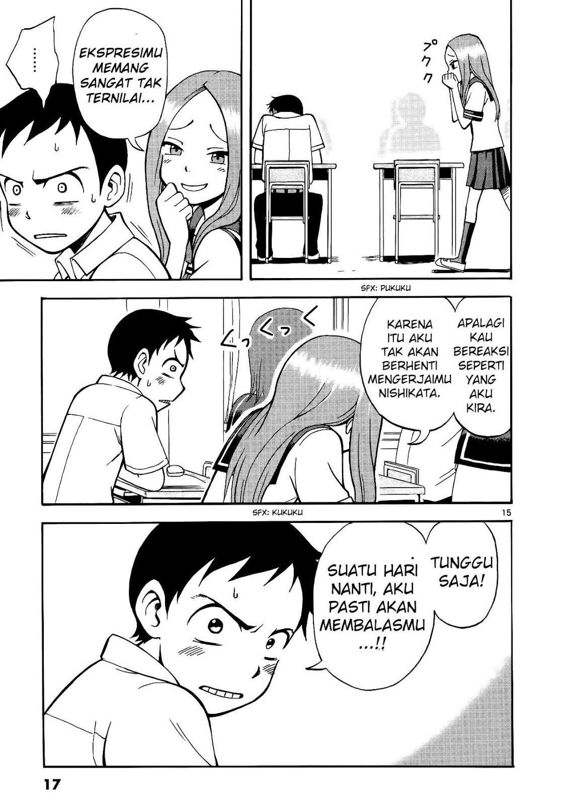 Karakai Jouzu no Takagi-san Chapter 01 Bahasa Indonesia