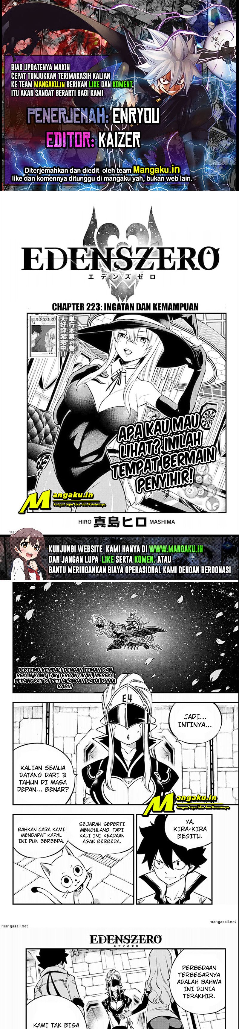 Eden’s Zero Chapter 223 Bahasa Indonesia