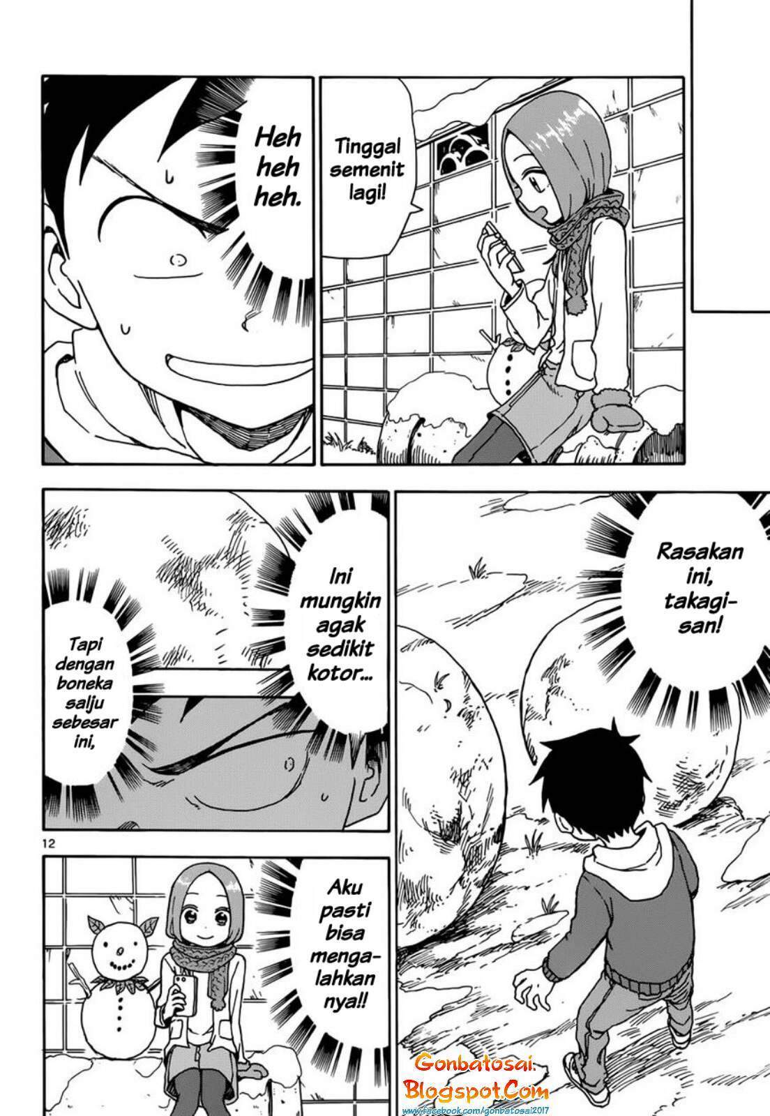 Karakai Jouzu no Takagi-san Chapter 62 Bahasa Indonesia