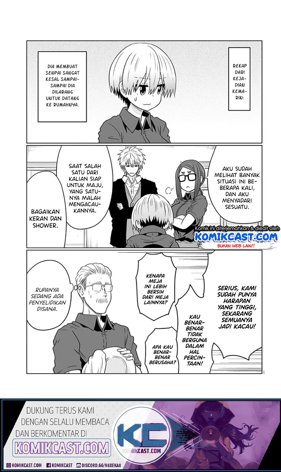 Uzaki-chan wa Asobitai! Chapter 64 Bahasa Indonesia