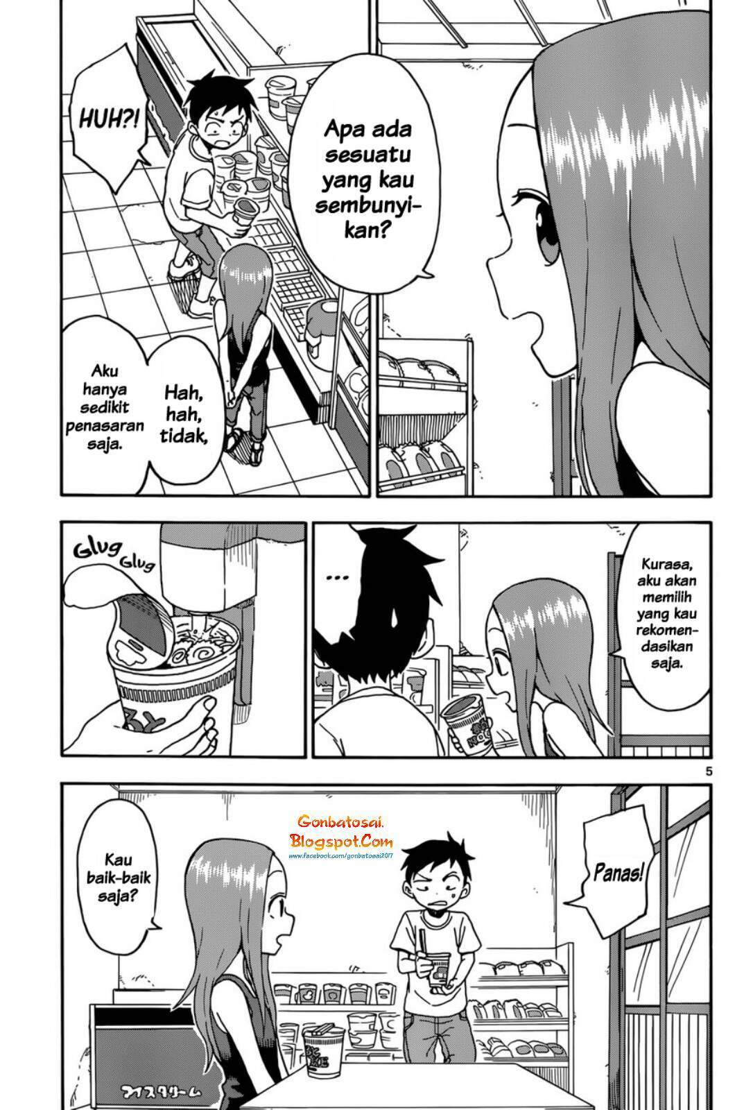 Karakai Jouzu no Takagi-san Chapter 53 Bahasa Indonesia