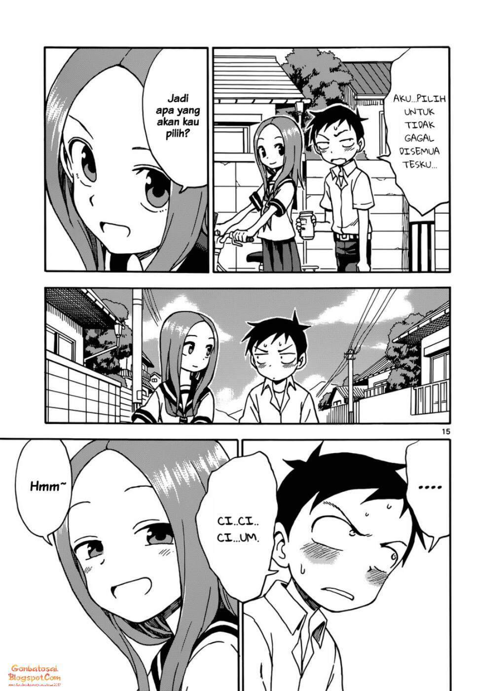 Karakai Jouzu no Takagi-san Chapter 42 Bahasa Indonesia