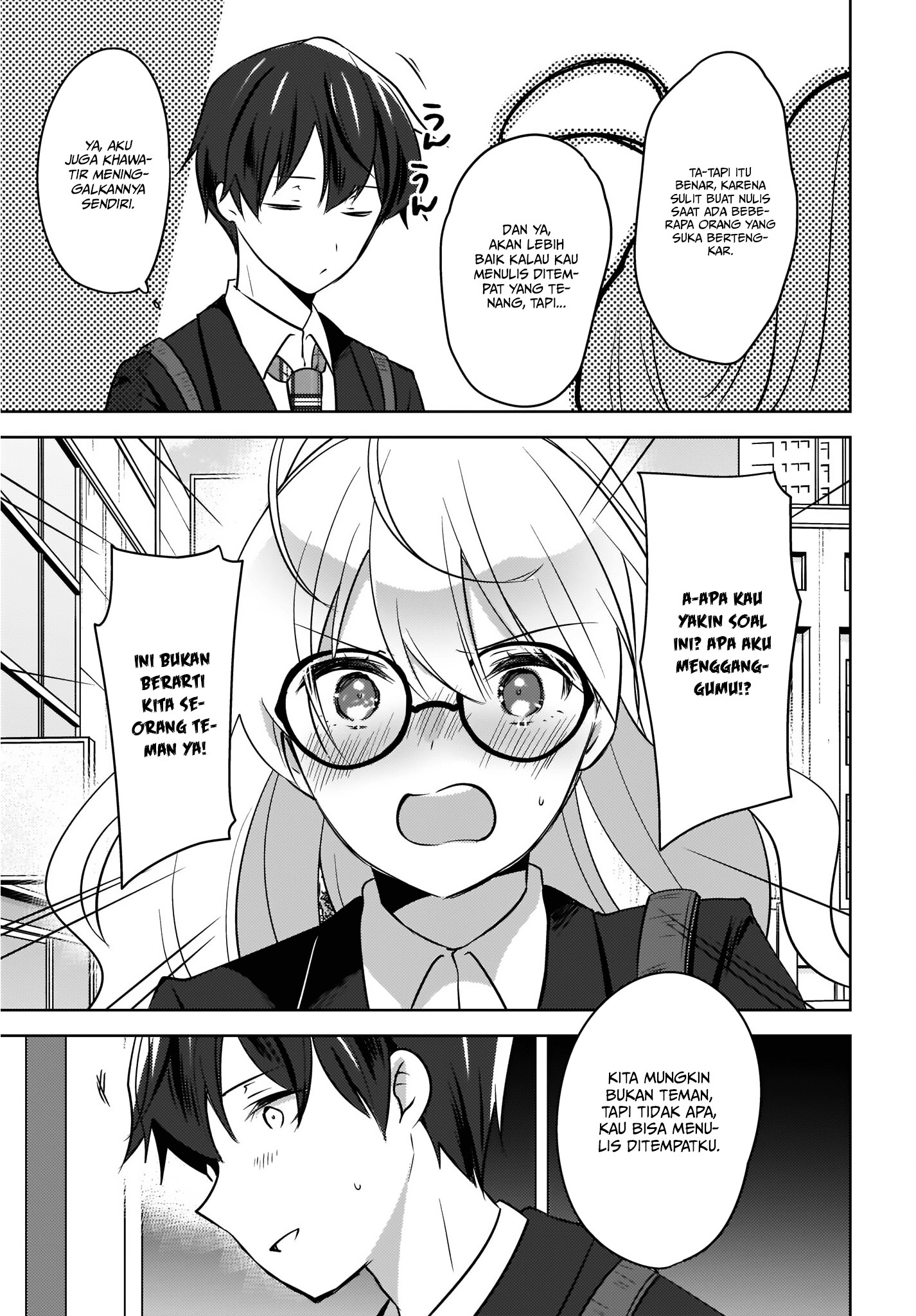 Nyanta to Pomeko ~Imasara Shinjiteiru to Iwarete mo Mouteokureda~ Chapter 09 Bahasa Indonesia