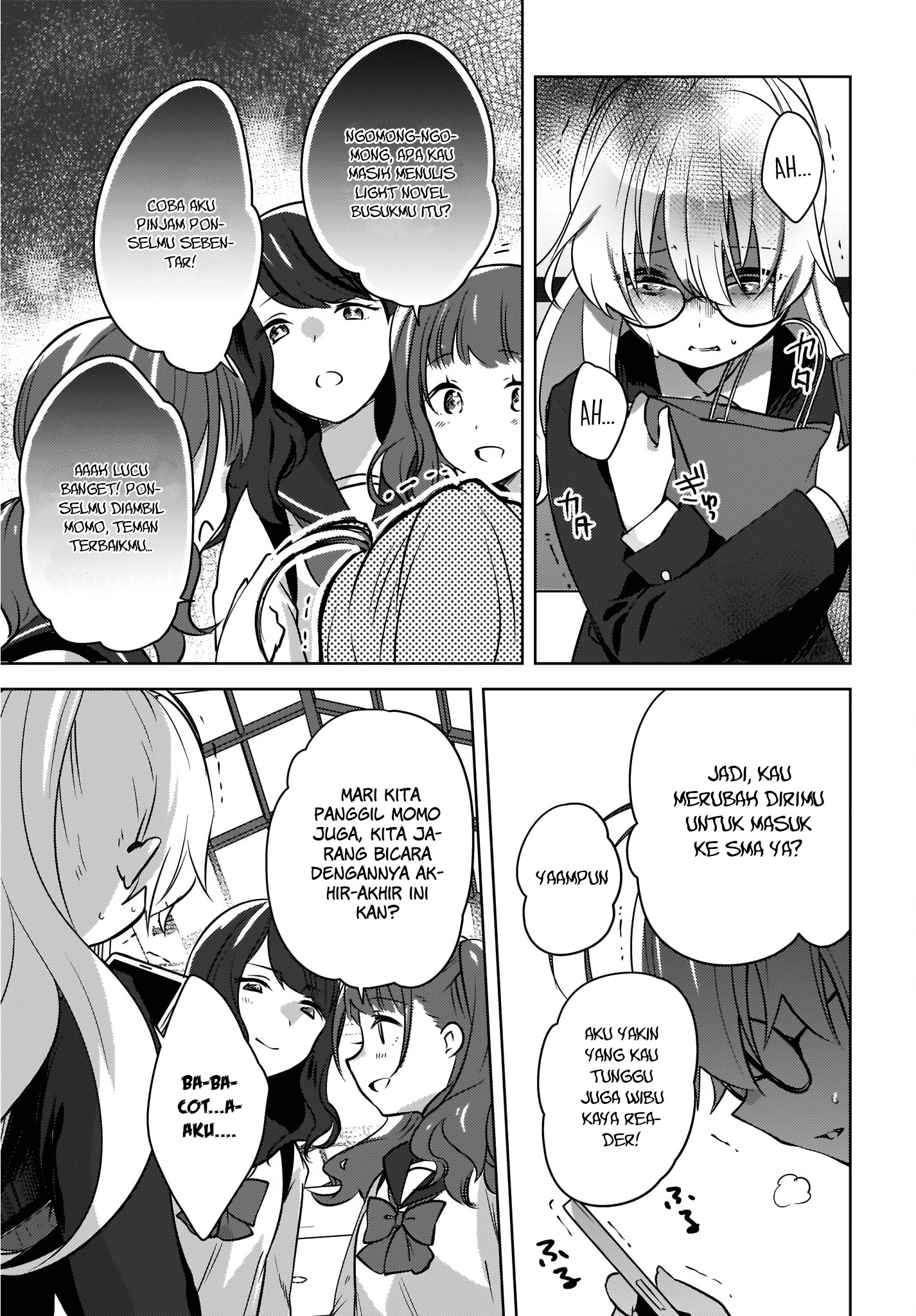 Nyanta to Pomeko ~Imasara Shinjiteiru to Iwarete mo Mouteokureda~ Chapter 09 Bahasa Indonesia