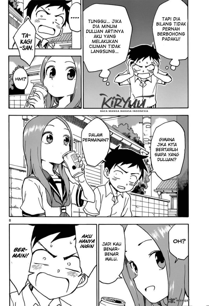 Karakai Jouzu no Takagi-san Chapter 72 Bahasa Indonesia