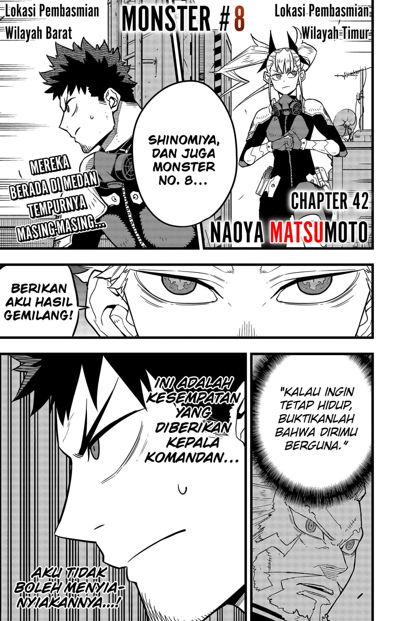 8Kaijuu Chapter 42 Bahasa Indonesia