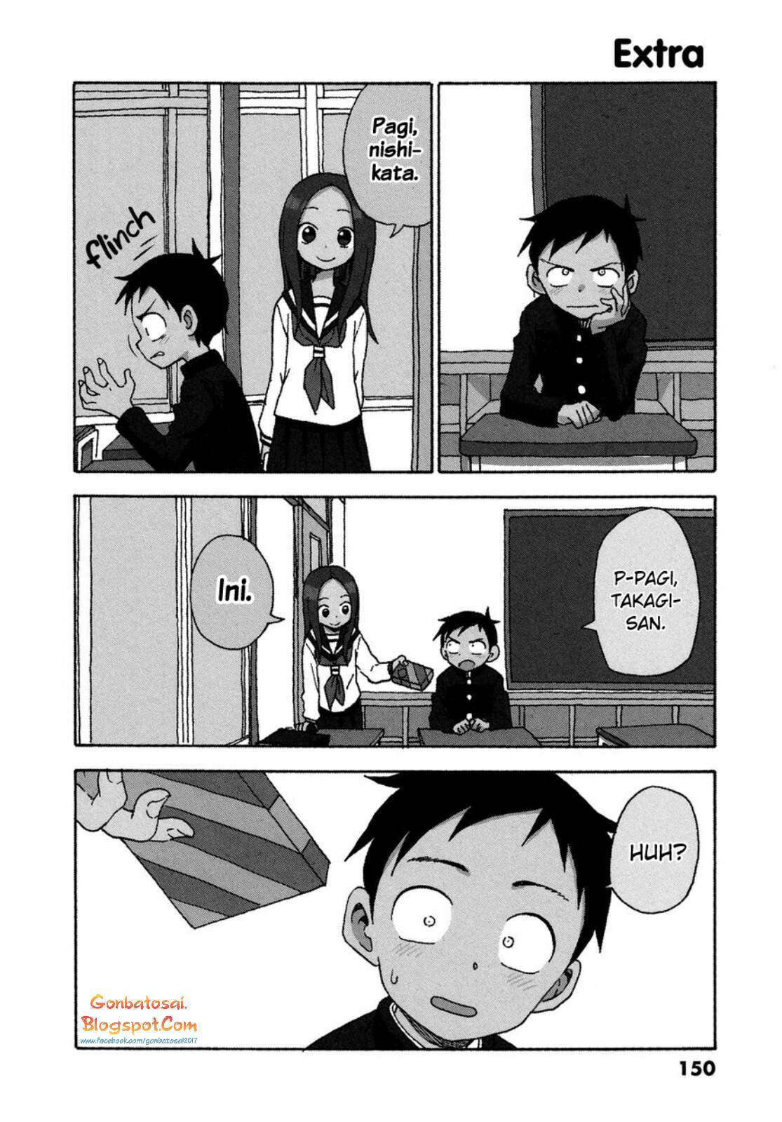 Karakai Jouzu no Takagi-san Chapter 47.5 Bahasa Indonesia