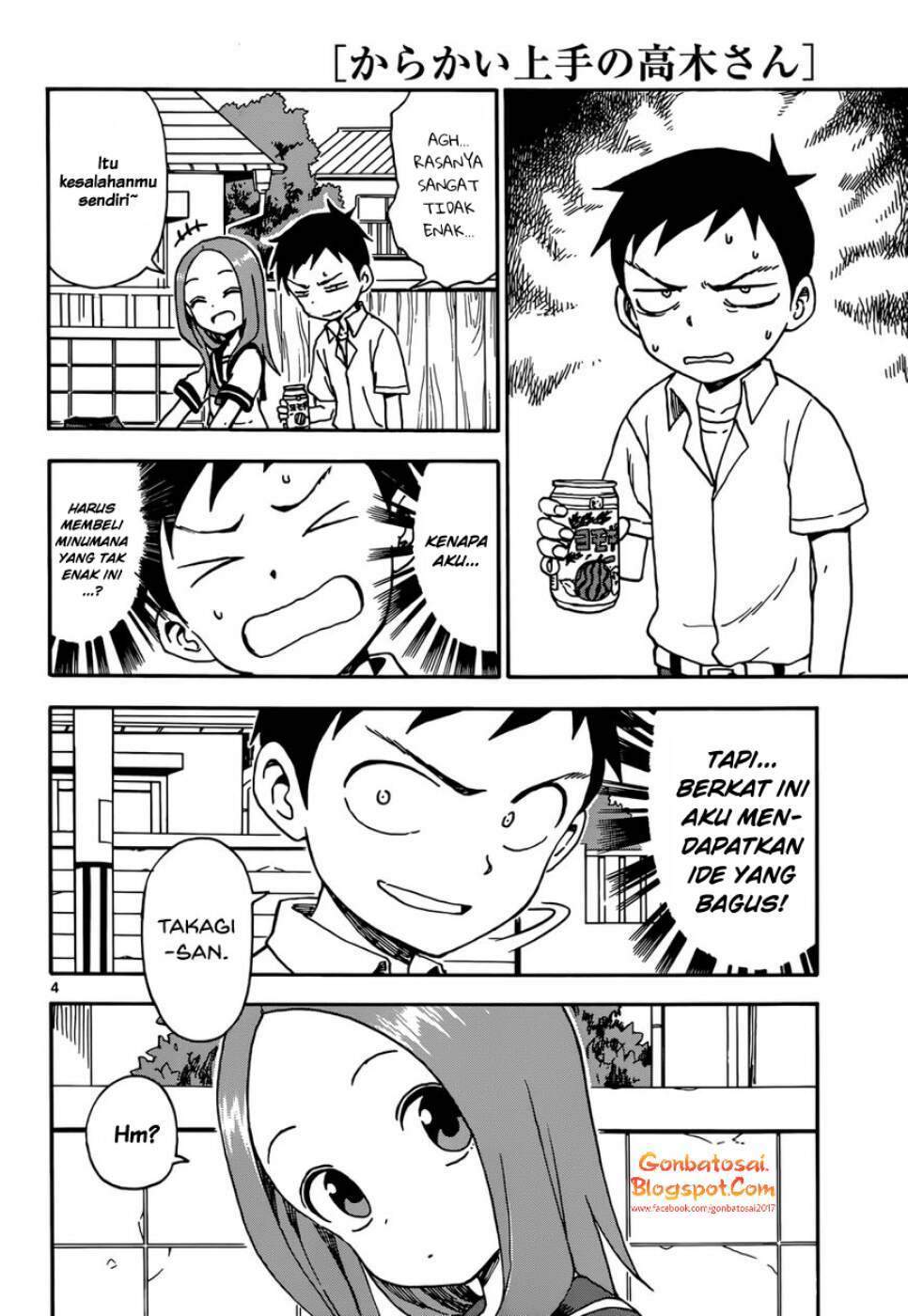 Karakai Jouzu no Takagi-san Chapter 42 Bahasa Indonesia