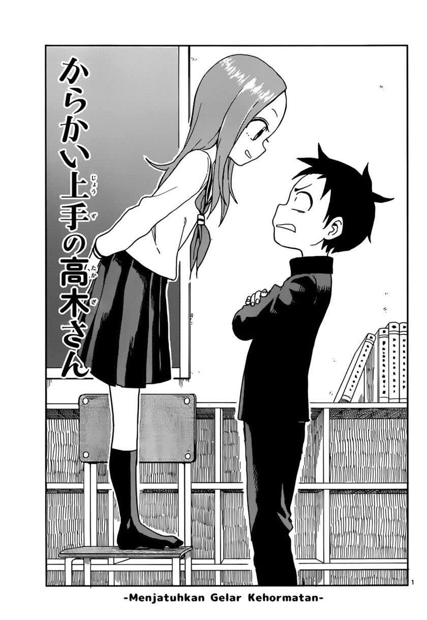 Karakai Jouzu no Takagi-san Chapter 81 Bahasa Indonesia