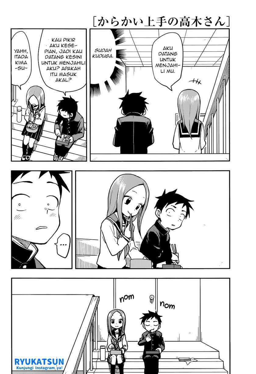 Karakai Jouzu no Takagi-san Chapter 125 Bahasa Indonesia