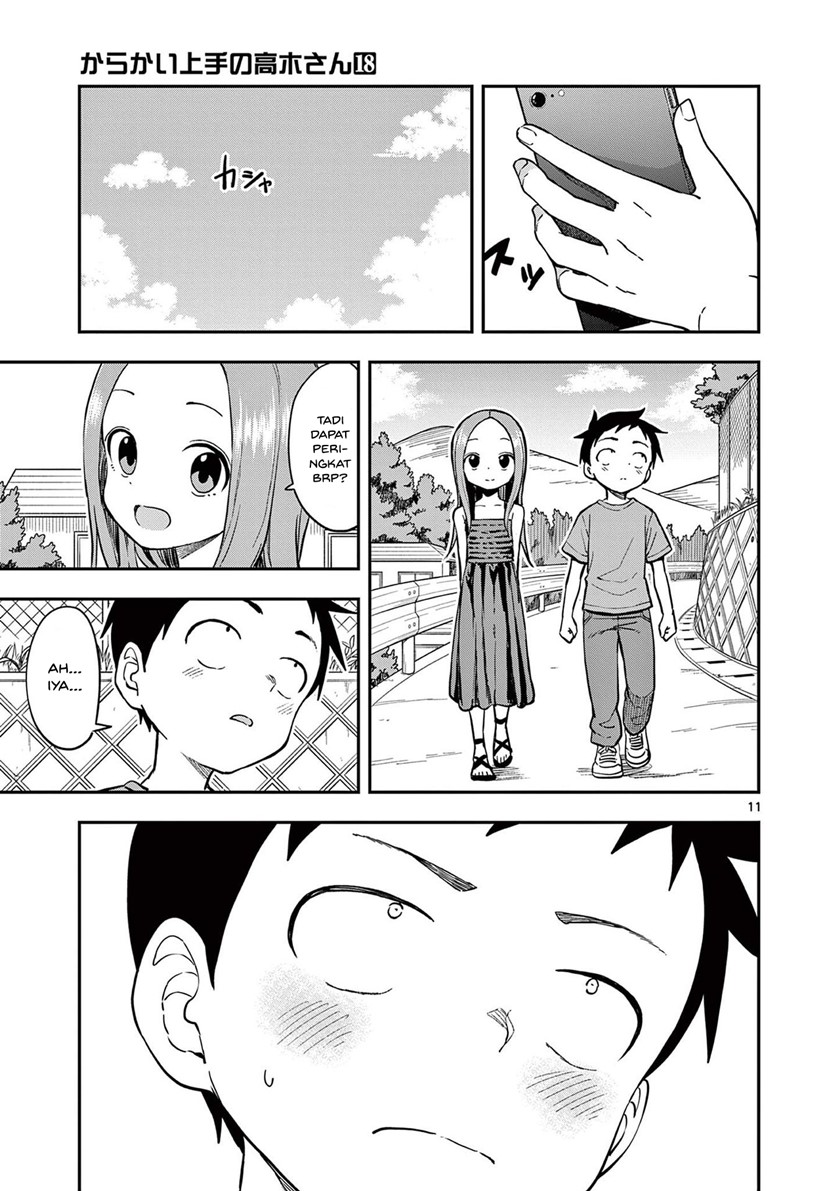 Karakai Jouzu no Takagi-san Chapter 157 Bahasa Indonesia