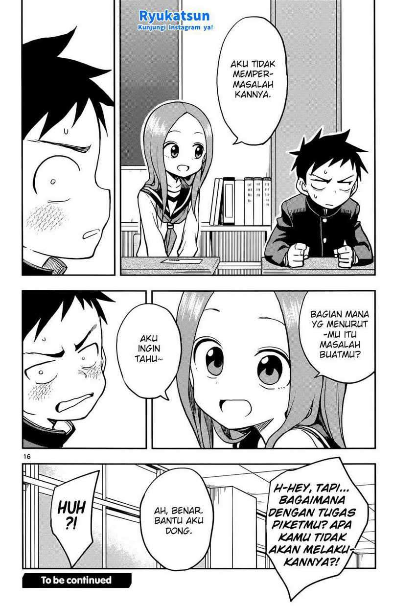 Karakai Jouzu no Takagi-san Chapter 117 Bahasa Indonesia