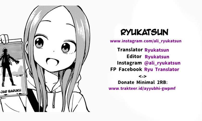 Karakai Jouzu no Takagi-san Chapter 135 Bahasa Indonesia