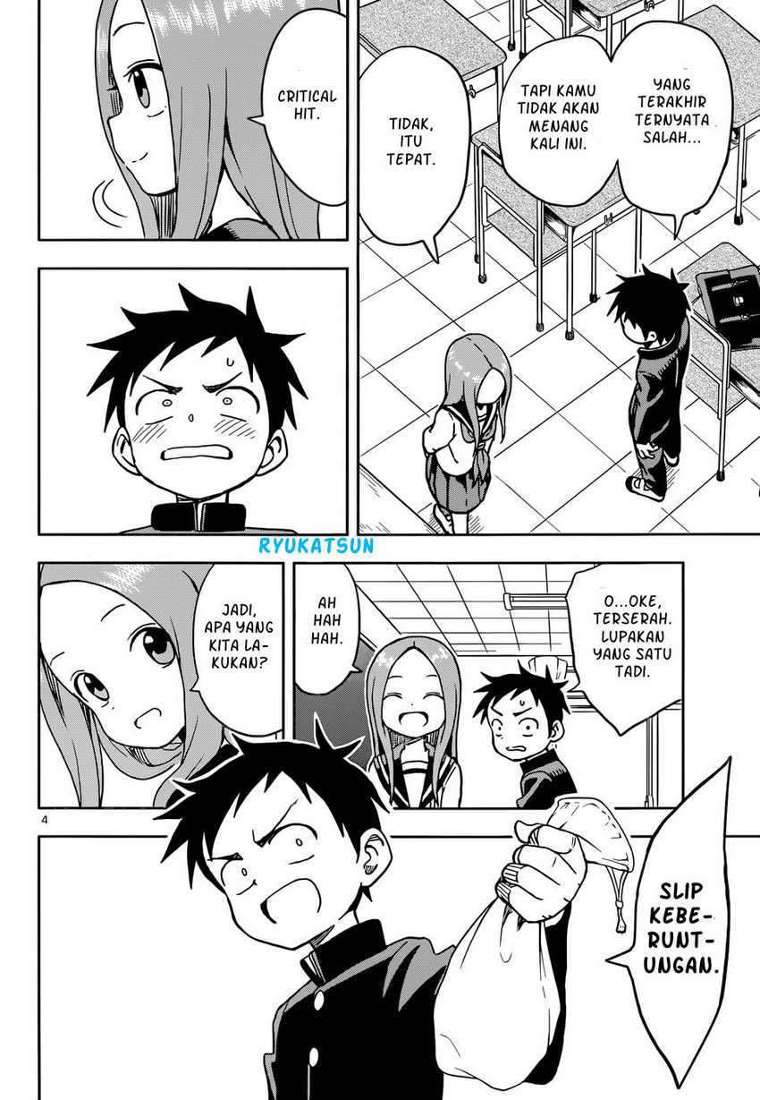 Karakai Jouzu no Takagi-san Chapter 102 Bahasa Indonesia