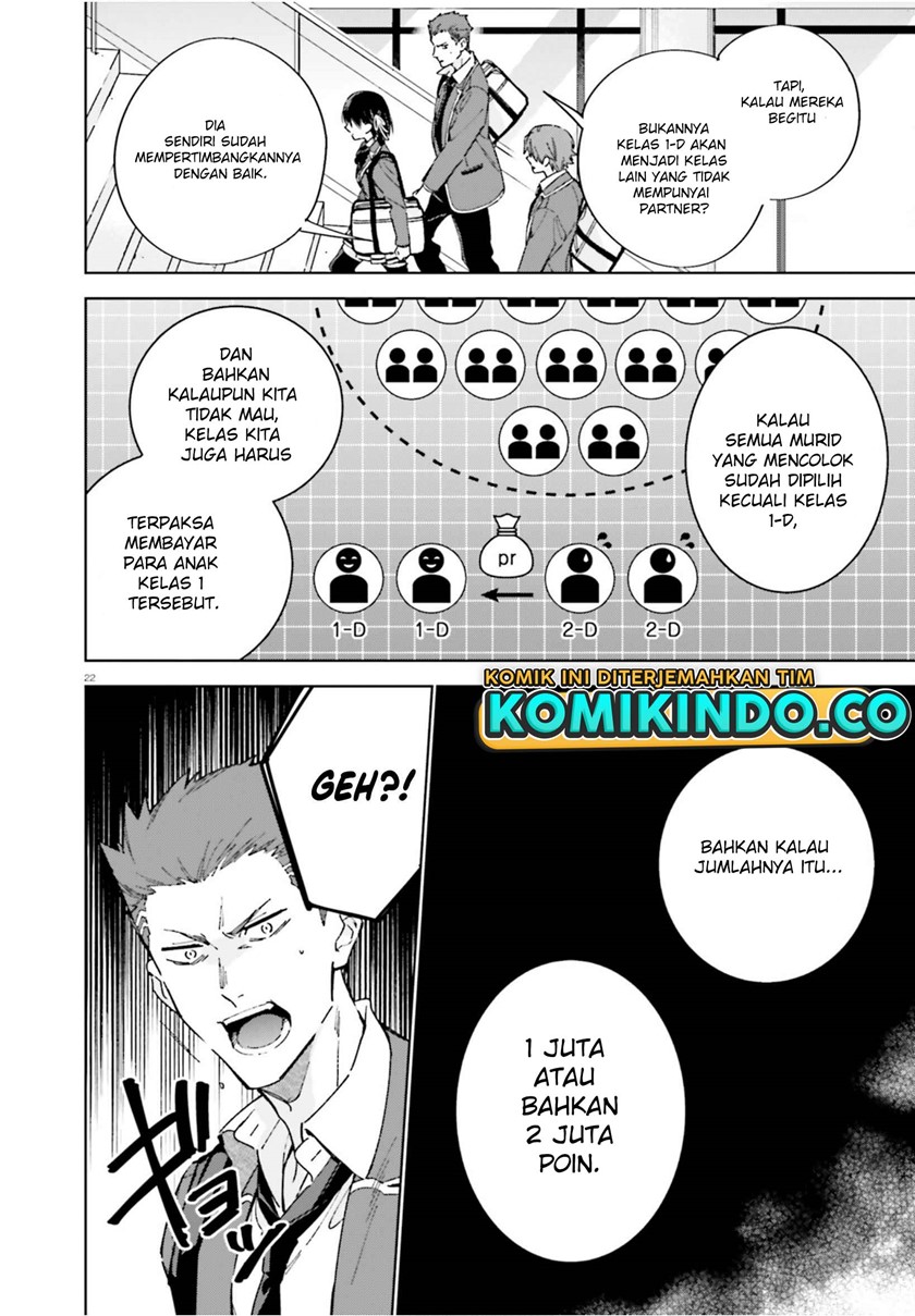 Youkoso Jitsuryoku Shijou Shugi no Kyoushitsu e: 2-nensei-hen Chapter 04 Bahasa Indonesia