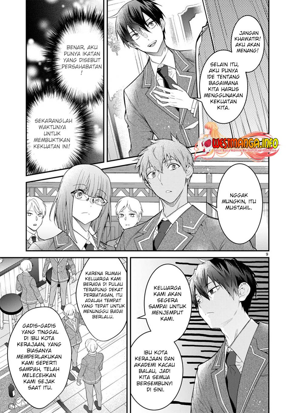 Otome Game Sekai wa Mob ni Kibishii Sekai Desu Chapter 50 Bahasa Indonesia