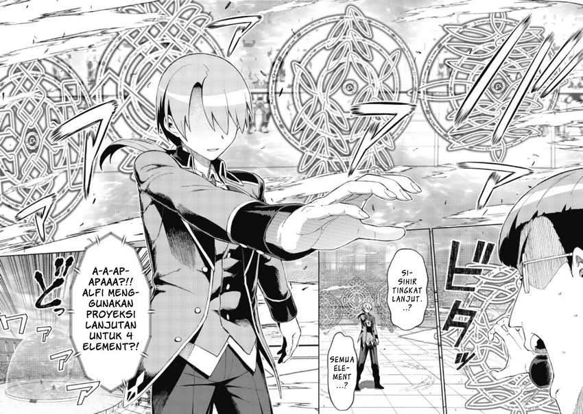 Daikenja no Manadeshi: Bougyo Mahou no Susume Chapter 07.2 Bahasa Indonesia