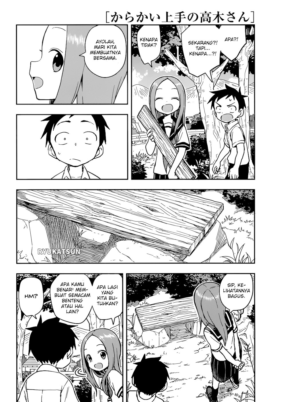 Karakai Jouzu no Takagi-san Chapter 149 Bahasa Indonesia