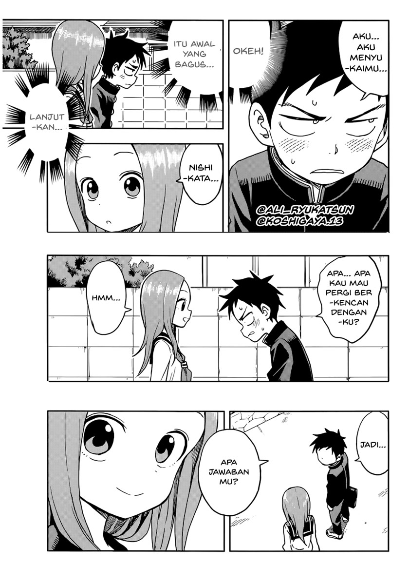 Karakai Jouzu no Takagi-san Chapter 158 Bahasa Indonesia