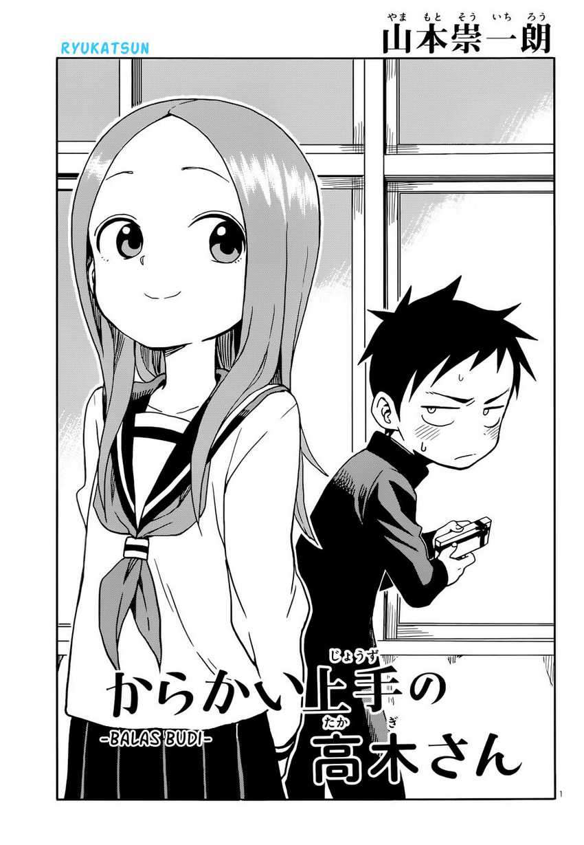 Karakai Jouzu no Takagi-san Chapter 99 Bahasa Indonesia