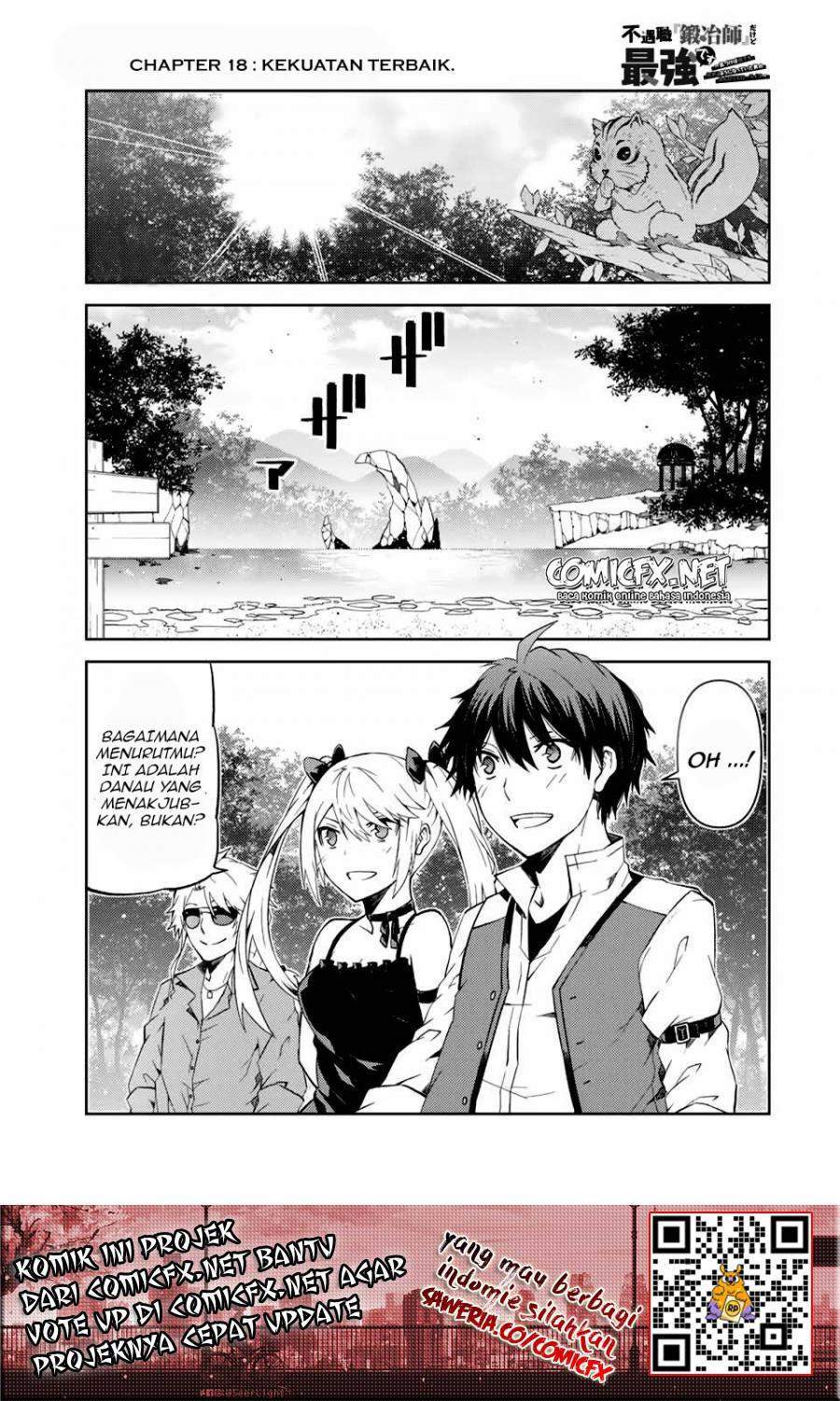 The Weakest Occupation “Blacksmith,” but It’s Actually the Strongest Chapter 18 Bahasa Indonesia