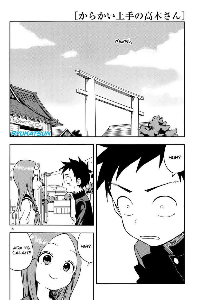 Karakai Jouzu no Takagi-san Chapter 110 Bahasa Indonesia