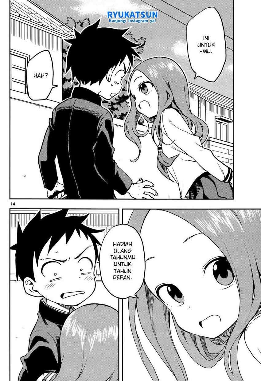 Karakai Jouzu no Takagi-san Chapter 118 Bahasa Indonesia