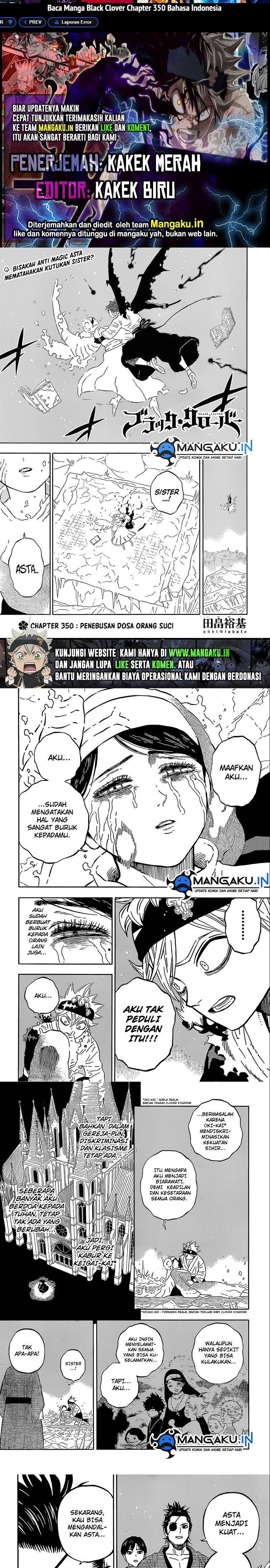 Black Clover Chapter 350 Bahasa Indonesia