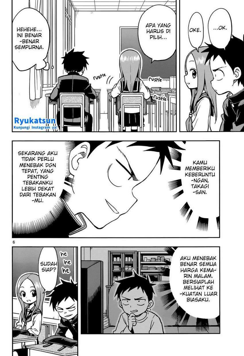 Karakai Jouzu no Takagi-san Chapter 117 Bahasa Indonesia