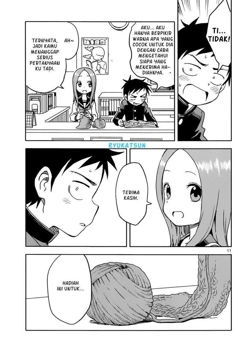 Karakai Jouzu no Takagi-san Chapter 97 Bahasa Indonesia