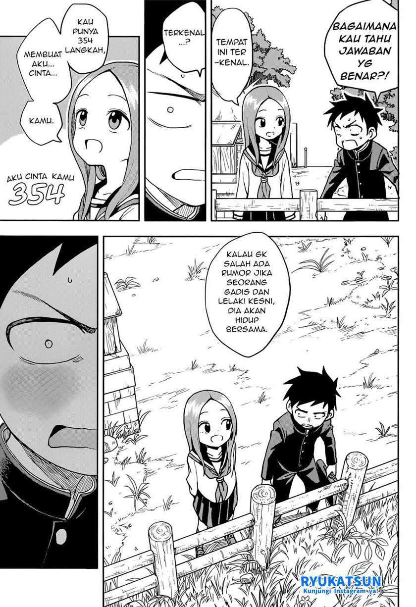 Karakai Jouzu no Takagi-san Chapter 122 Bahasa Indonesia