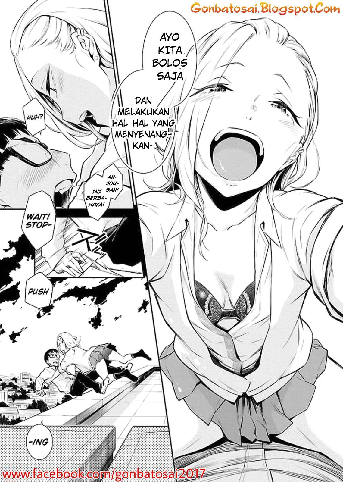 Yancha Gal no Anjou-san Chapter 03 Bahasa Indonesia