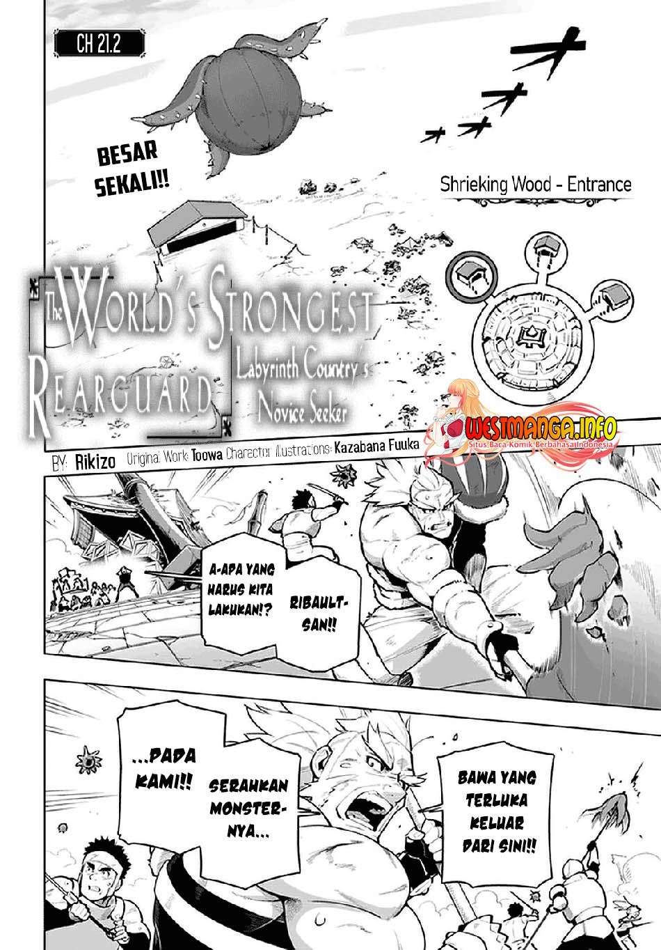 Sekai Saikyou no Kouei: Meikyuukoku no Shinjin Tansakusha Chapter 21.2 Bahasa Indonesia