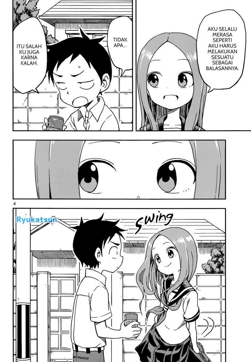 Karakai Jouzu no Takagi-san Chapter 90 Bahasa Indonesia