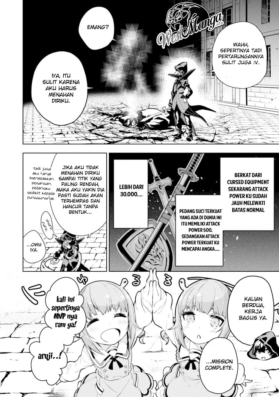 Sobiwaku Zero no Saikyou Kenshi Demo, Noroi no Soubi (kawaii) Nara 9999-ko Tsuke-hodai Chapter 15.1 Bahasa Indonesia