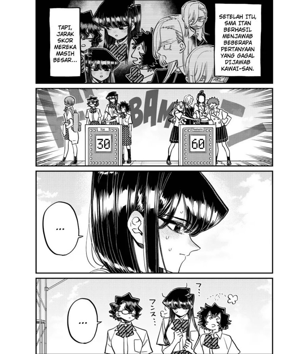 Komi-san wa Komyushou Desu. Chapter 387 Bahasa Indonesia