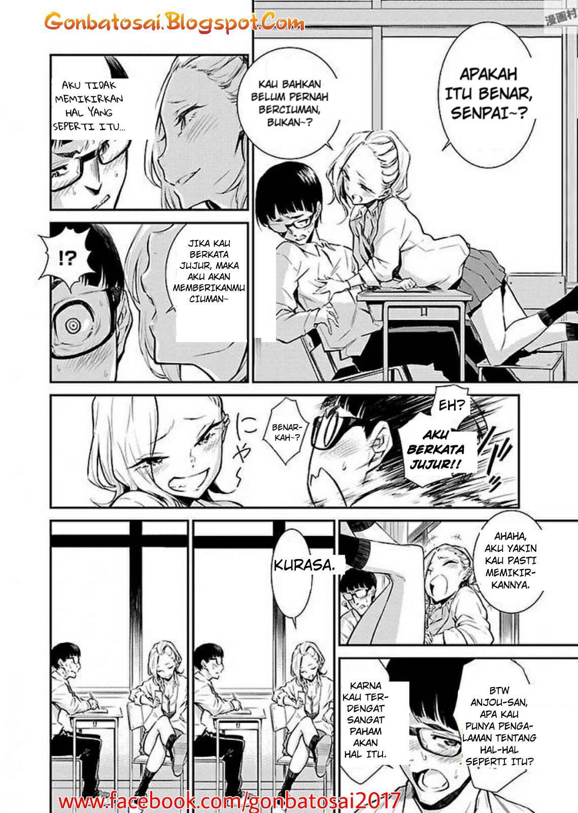 Yancha Gal no Anjou-san Chapter 01 Bahasa Indonesia