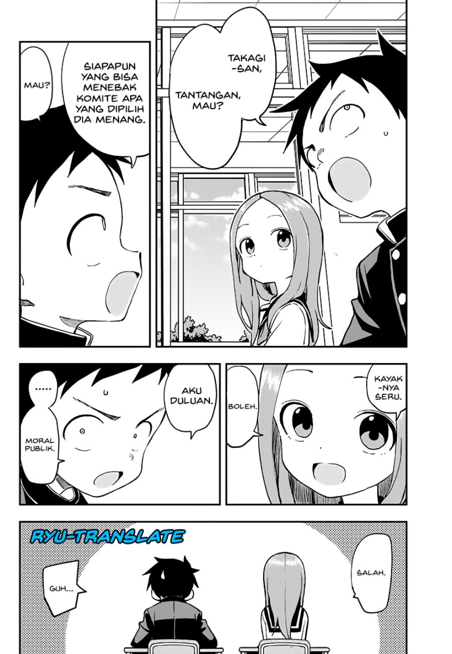 Karakai Jouzu no Takagi-san Chapter 166 Bahasa Indonesia