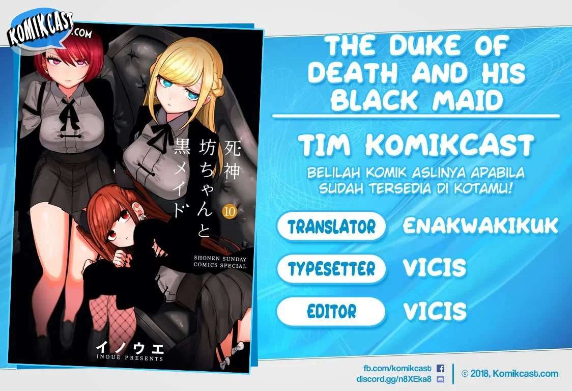 The Duke of Death and his Black Maid Chapter 133 Bahasa Indonesia
