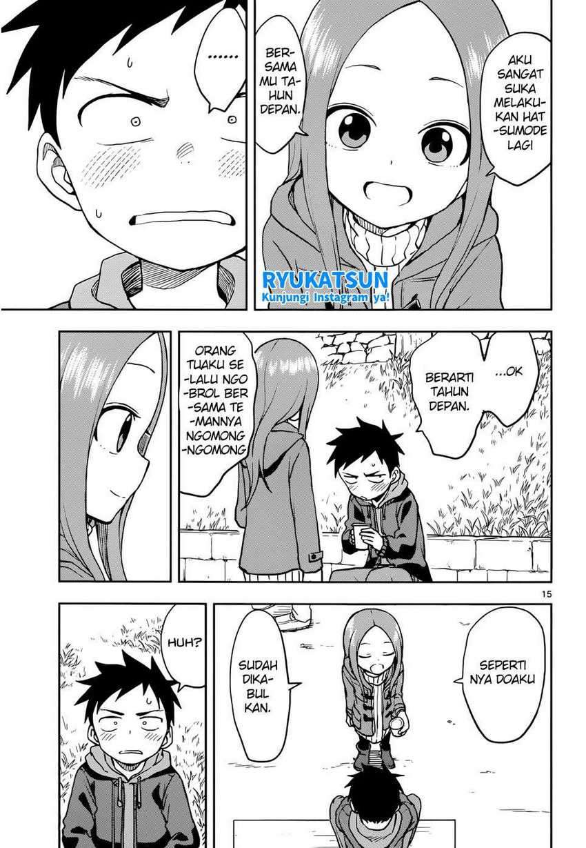 Karakai Jouzu no Takagi-san Chapter 116 Bahasa Indonesia