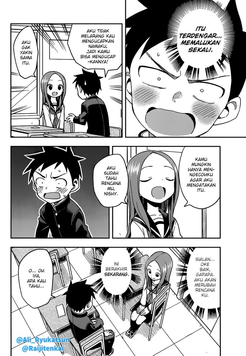 Karakai Jouzu no Takagi-san Chapter 144 Bahasa Indonesia