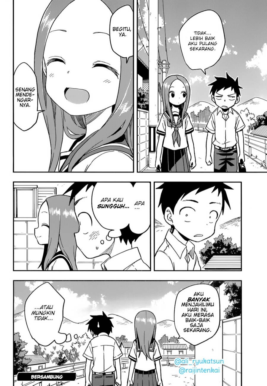 Karakai Jouzu no Takagi-san Chapter 147 Bahasa Indonesia