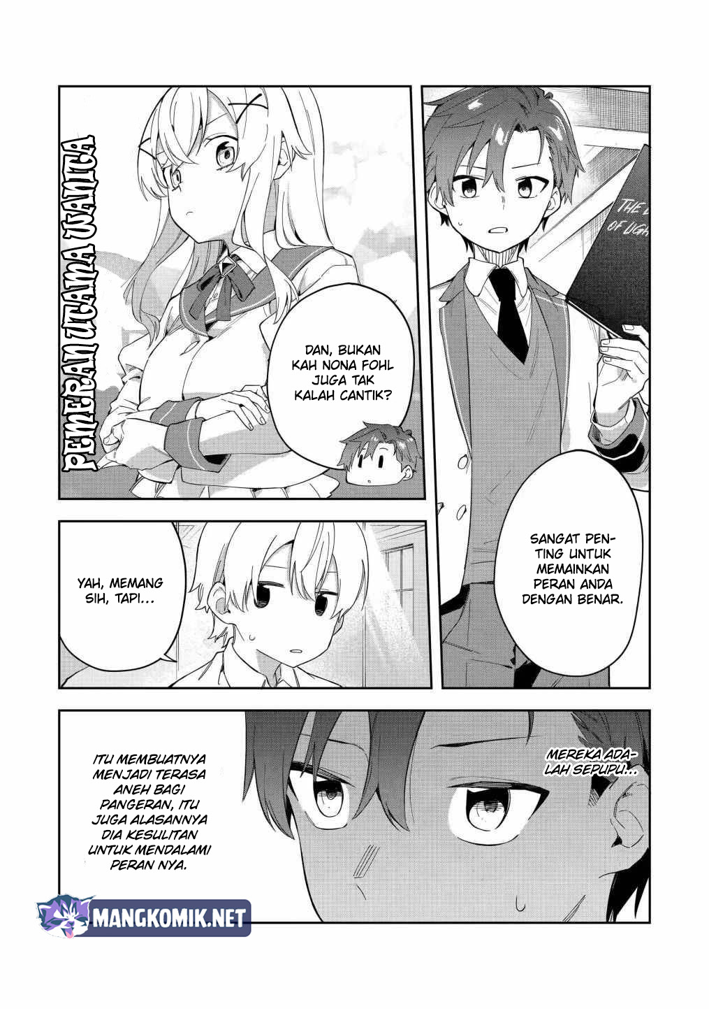 Akuyaku Reijou no Shitsuji-sama: Hametsu Flag wa Ore ga Tsubusasete Itadakimasu Chapter 25.1 Bahasa Indonesia