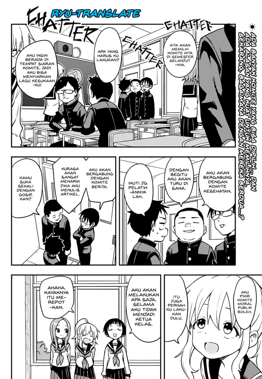 Karakai Jouzu no Takagi-san Chapter 166 Bahasa Indonesia