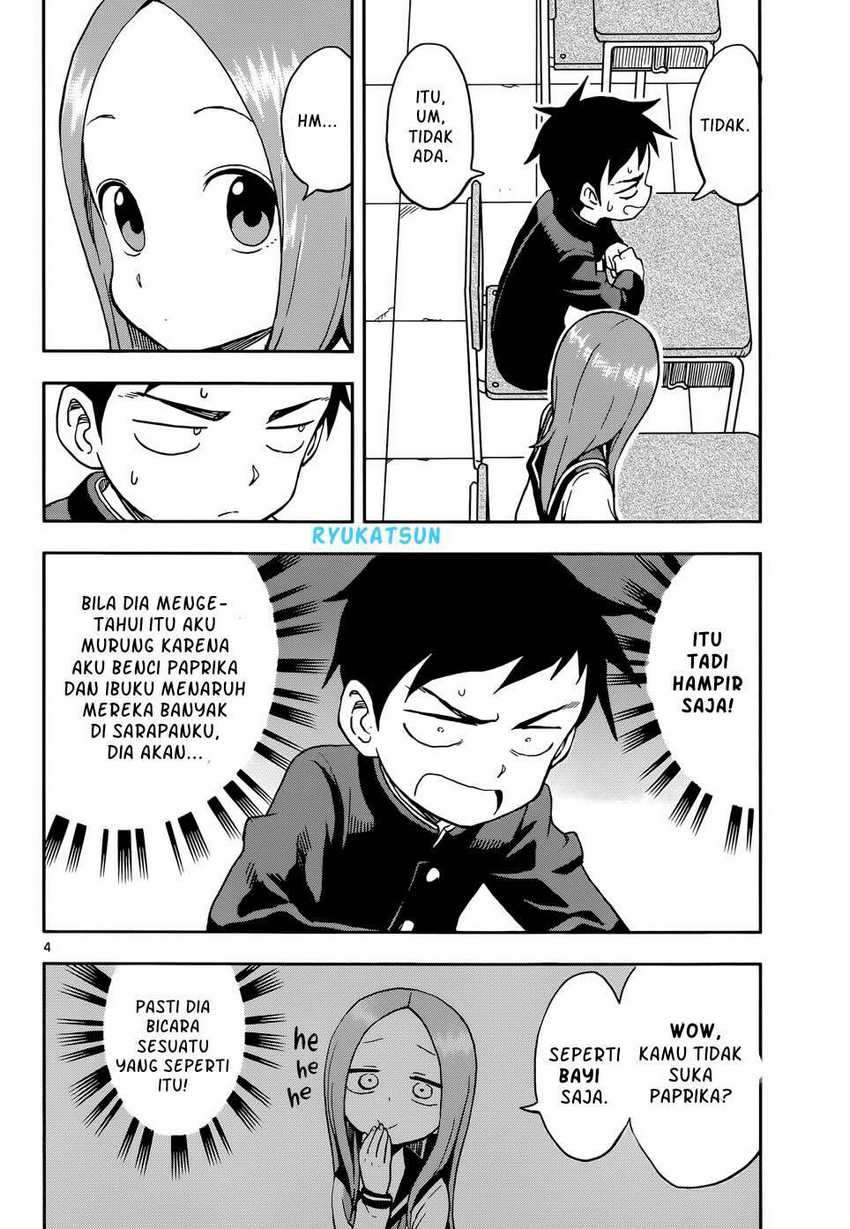 Karakai Jouzu no Takagi-san Chapter 96 Bahasa Indonesia